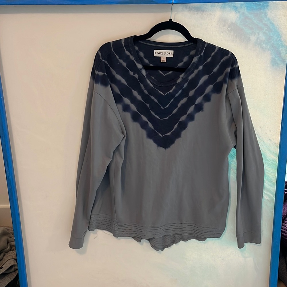 Tie dye pullover